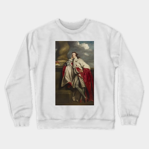 James, 7th Earl of Lauderdale by Joshua Reynolds Crewneck Sweatshirt by Classic Art Stall